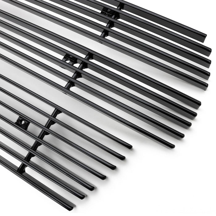 T-Rex Grilles 21173B Billet Series Grille; Horizontal; Aluminum; Black; 3 Pc; Overlay; - Truck Part Superstore
