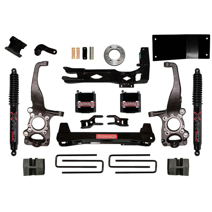Skyjacker F1560BKB Suspension Lift Kit w/Shock 6 Inch Lift w/Black MAX Shocks 15-19 Ford F-150 Skyjacker - Truck Part Superstore