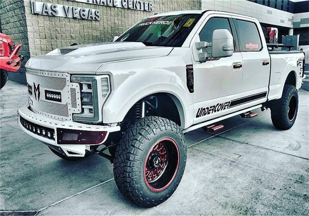 N-Fab F171MRDS-TX M-RDS PreRunner Front Bumper (1 Pc) w/Skid Plate-17-22 F250/350-TX Blk - Truck Part Superstore