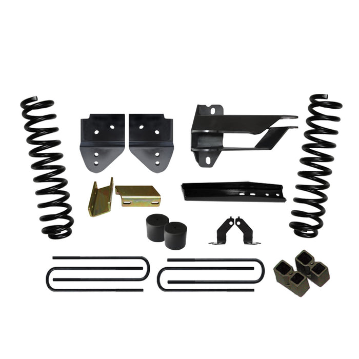 Skyjacker F17401K3 Lift Kit 4 Inch Lift 17-19 Ford F-350 Super Duty Includes Front Coil Springs Track Bar/Radius Arm/Steering Stab/Sway Bar Relocation Brackets Bump Stops Spacers Rear Lift Blocks And U-Bolts Skyjacker - Truck Part Superstore