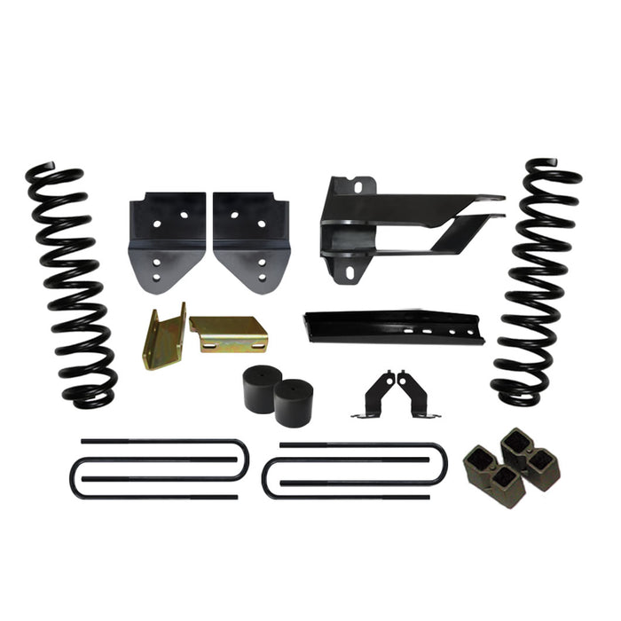 Skyjacker F17451K3 Lift Kit 4 Inch Lift 17-19 Ford F-350 Super Duty Includes Front Coil Springs Track Bar/Radius Arm/Steering Stab/Sway Bar Relocation Brackets Bump Stops Spacers Rear Lift Blocks And U-Bolts Skyjacker - Truck Part Superstore