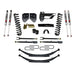 Skyjacker F174524KS-M Suspension Lift Kit w/Shock 4 Inch Lift Incl. Front Coil Springs Rear Leaf Springs Adjustable 4-Links M9500 Monotube Shocks  17-19 Ford F-250/ F-350 Super Duty Diesel Skyjacker - Truck Part Superstore
