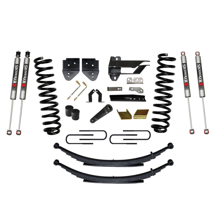 Skyjacker F17601KS-M Suspension Lift Kit w/Shock 6 Inch Lift Incl. Front Coil Springs Rear Leaf Springs M9500 Monotube Shocks 17-19 Ford F-250/ F-350 Super Duty Gas Skyjacker - Truck Part Superstore