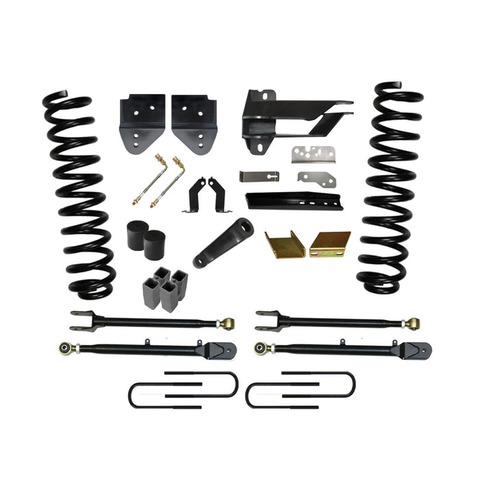 Skyjacker F176024K Lift Kit 6 Inch Lift Class II 4-Link System 17-19 Ford F-250 Super Duty Includes Front Coil Springs Track Bar/Radius Arm/Steering Stabilizer Relocation Brackets Rear Lift Blocks/U-Bolts Skyjacker - Truck Part Superstore