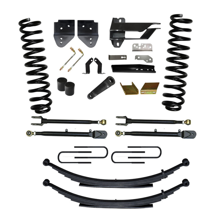 Skyjacker F176024KS Class II Lift Kit 6 Inch Lift Includes Front Coil Springs Rear Leaf Springs Adjustable 4-Links 17-19 Ford F-250/ F-350 Super Duty Gas Skyjacker - Truck Part Superstore