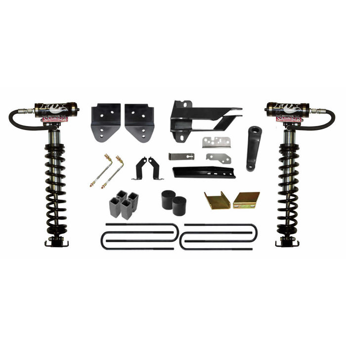 Skyjacker F1761LSK Suspension Lift Kit w/Shock 6 Inch Lift 17-19 Ford F-250 Super Duty Incl. Front Coil Over Shocks Track Bar/Radius Arm/Steering Stab/Relocation Brackets Brake Line Extensions Rear Blocks And U-Bolts Skyjacker - Truck Part Superstore