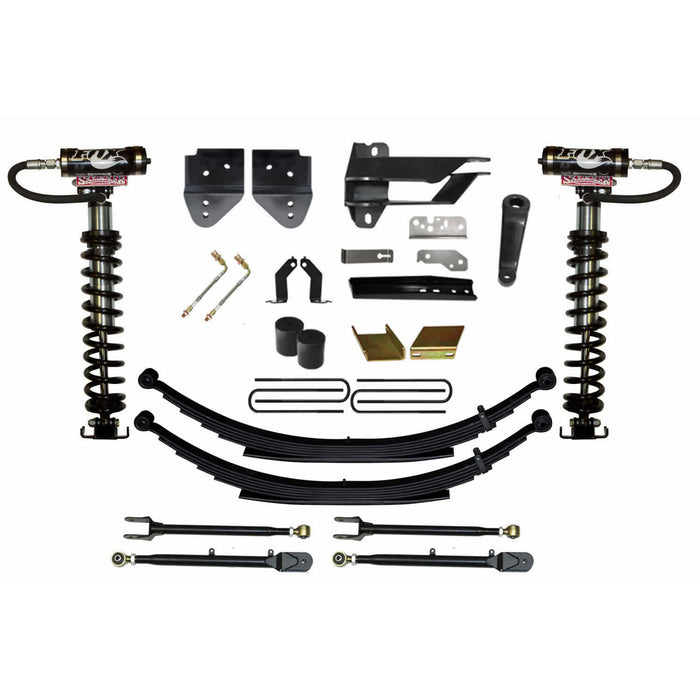 Skyjacker F17624LSKS Suspension Lift Kit w/Shock 6 Inch Lift Class II 4-Link System Incl. Front Coil Springs Track Bar/Radius Arm/Steering Stabilizer Relocation Brackets Rear Leaf Springs 17-19 Ford F-250/ F-350 Super Duty Skyjacker - Truck Part Superstore