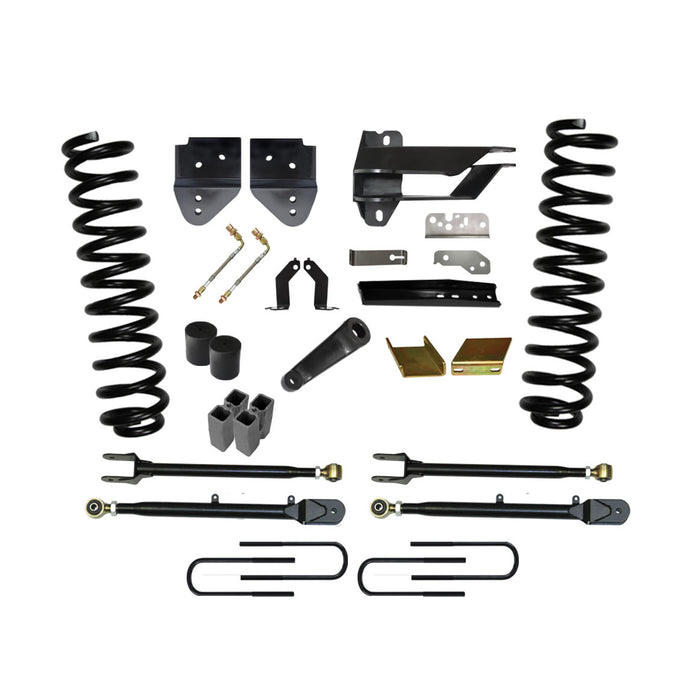 Skyjacker F176524K3 Lift Kit 6 Inch Lift Class II 4-Link System 17-19 Ford F-350 Super Duty Includes Front Coil Springs Track Bar/Radius Arm/Steering Stabilizer Relocation Brackets Rear Lift Blocks/U-Bolts Skyjacker - Truck Part Superstore