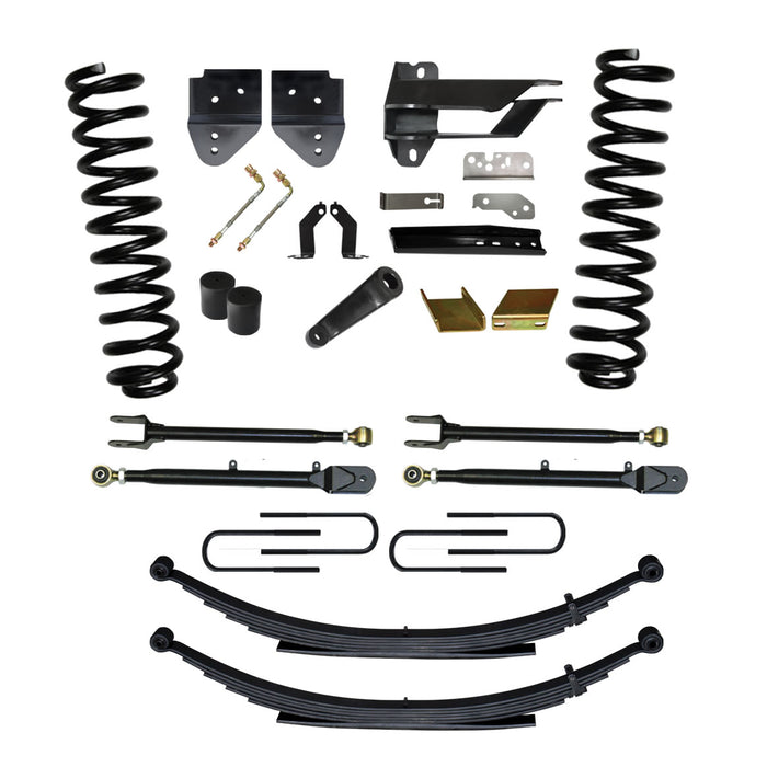 Skyjacker F176524KS Class II Lift Kit 6 Inch Lift Includes Front Coil Springs Rear Leaf Springs Adjustable 4-Links 17-19 Ford F-250/ F-350 Super Duty Diesel Skyjacker - Truck Part Superstore