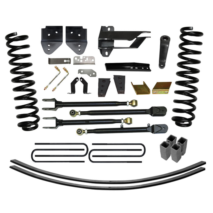 Skyjacker F17852K Lift Kit 8.5 Inch Lift Class II 4-Link System Includes Front Coil Springs Track Bar/Radius Arm/Steering Stabilizer Relocation Brackets Rear Lift Blocks/U-Bolts 17-19 Ford F-250/ F-350 Super Duty Diesel Skyjacker - Truck Part Superstore