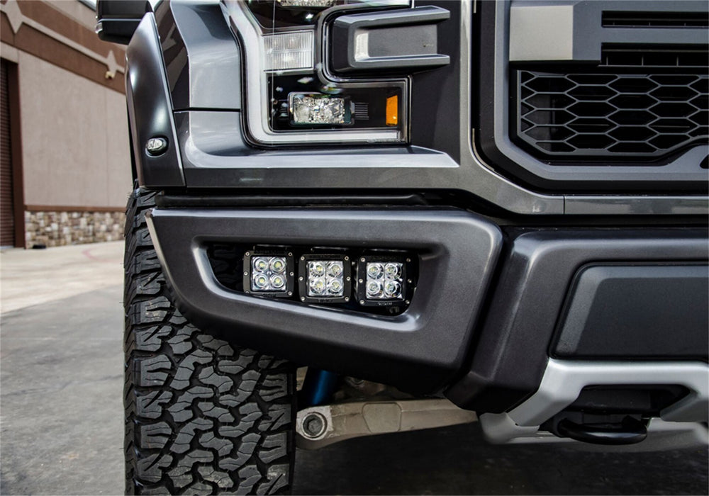 N-Fab F183FB Light Mounting-Fog Light Mounts-17-21 F150 Raptor-TX Blk - Truck Part Superstore