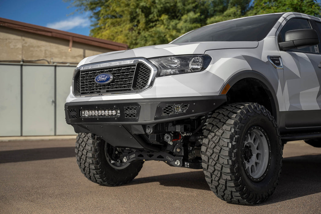 Addictive Desert Designs F222472090103 Venom Front Bumper; Hammer Black; Panel Color Satin Black; - Truck Part Superstore