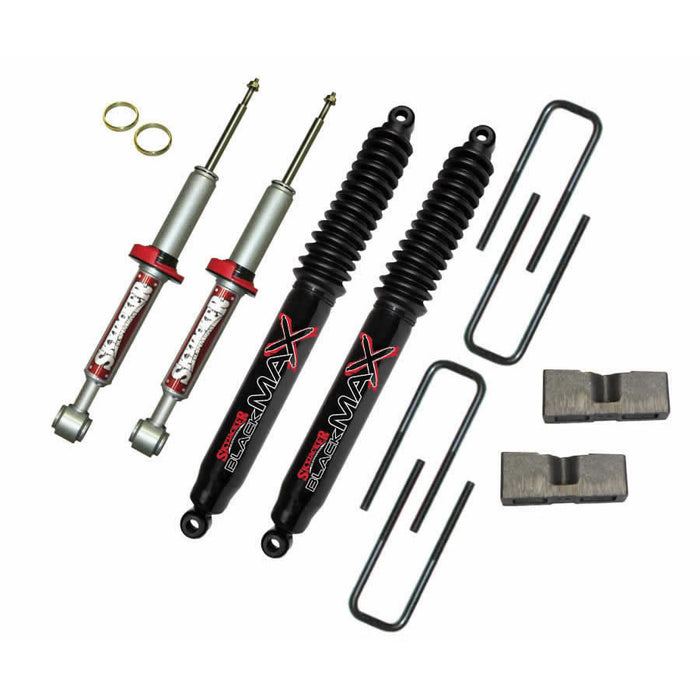 Skyjacker F430STBB Suspension Lift Kit w/Shock Black MAX Shocks 3 Inch Lift 04-08 Ford F-150 Incl. Rear Blocks U Bolts Skyjacker - Truck Part Superstore