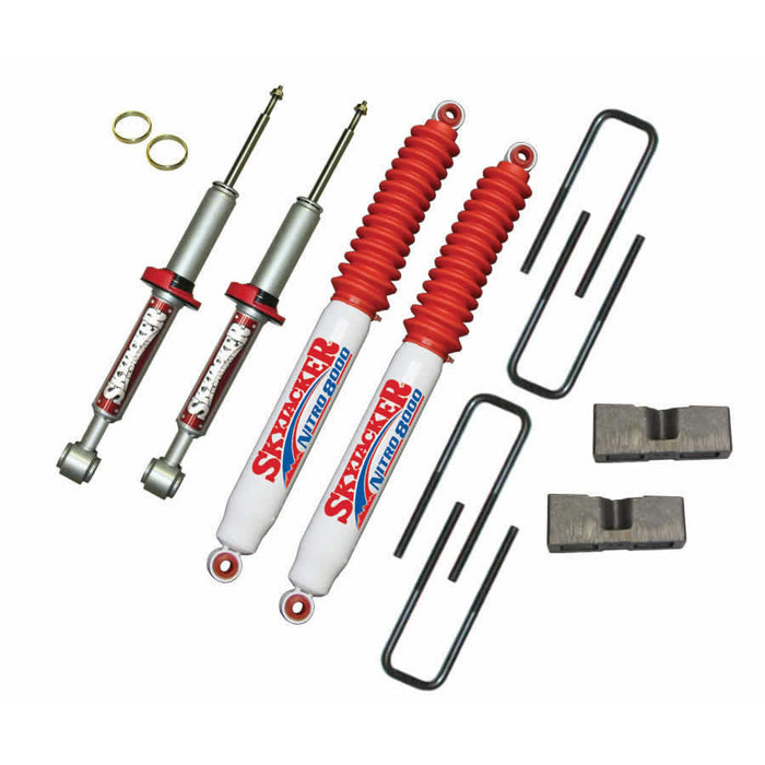 Skyjacker F432STBN Suspension Lift Kit 04-08 F-150 w/Shock Nitro Shocks 3 Inch Lift Incl. Front Struts Blocks U Bolts Skyjacker - Truck Part Superstore