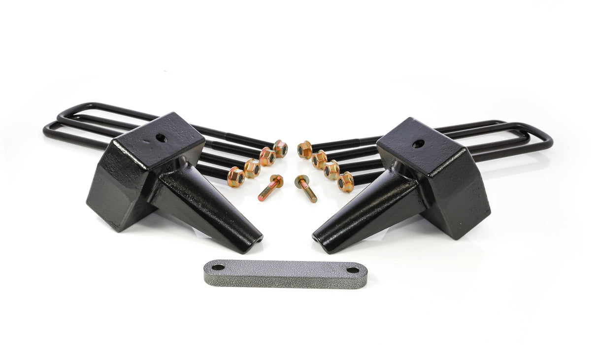 TrailFX F50RB4 5 In Lift Alum W/2 Flat Blocks/4 U-Bolts/Bump Stop Landings/Carrier Bear Spacer - Truck Part Superstore