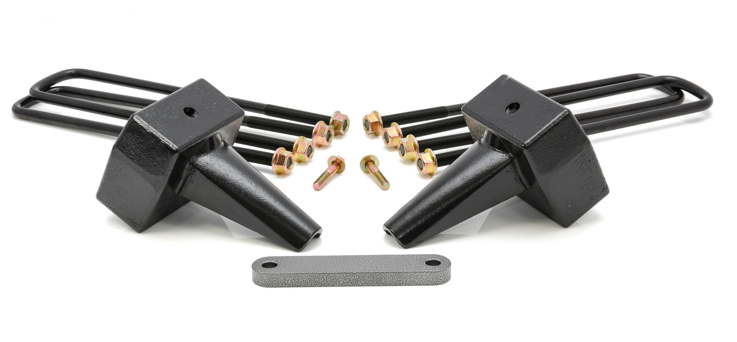 TrailFX F50RB6 5 In Lift Alum W/2 Flat Blocks/4 U-Bolts/Bump Stop Landings/Carrier Bear Spacer - Truck Part Superstore
