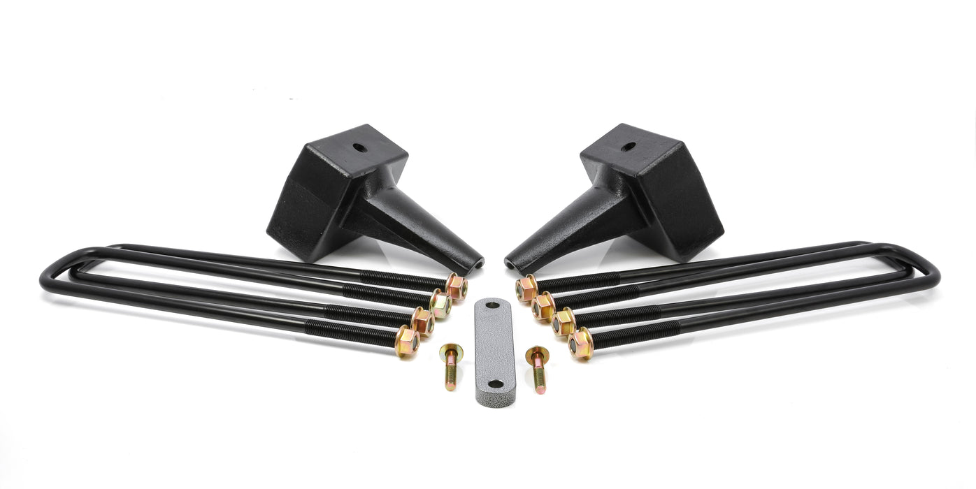 TrailFX F50RB6 5 In Lift Alum W/2 Flat Blocks/4 U-Bolts/Bump Stop Landings/Carrier Bear Spacer - Truck Part Superstore