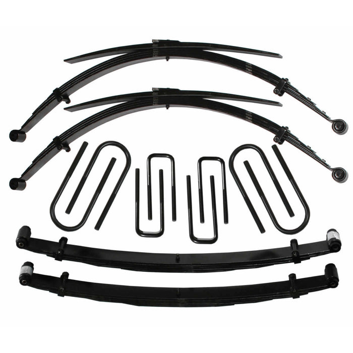 Skyjacker F749KS Lift Kit 4 Inch Lift 77-79 Ford F-250 For Use w/Low Boy Includes Front/Rear Leaf Springs Front/Rear U Bolt Kits Spring Bushing Kit Skyjacker - Truck Part Superstore