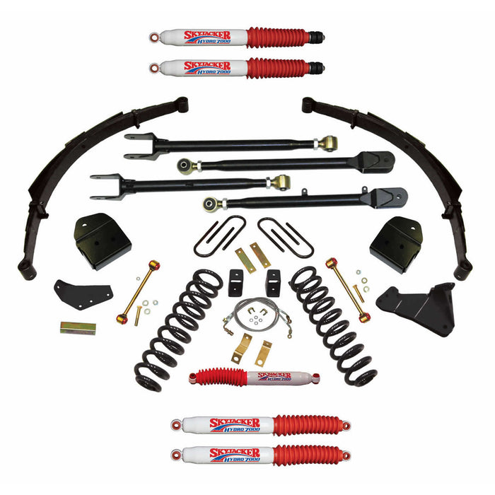 Skyjacker F84024KSH-H Suspension Lift Kit w/Shock 4 Inch Lift 4-Link Conversion 08-10 Ford F-350 Super Duty Skyjacker - Truck Part Superstore