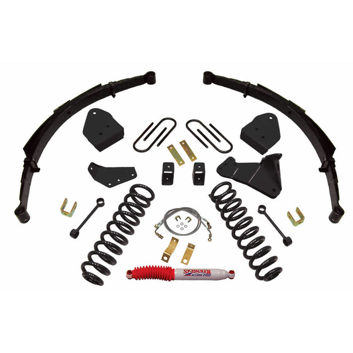 Skyjacker F8451KS Lift Kit 4 Inch Lift Includes Front Coil Springs Rear Springs 08-10 Ford F-250 Super Duty Diesel Skyjacker - Truck Part Superstore