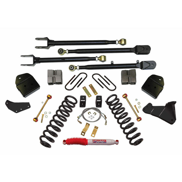 Skyjacker F84524K Lift Kit 4 Inch Lift with Variable Coil Spring 4-Link Conversion 08-10 Ford F-250 Super Duty Skyjacker - Truck Part Superstore
