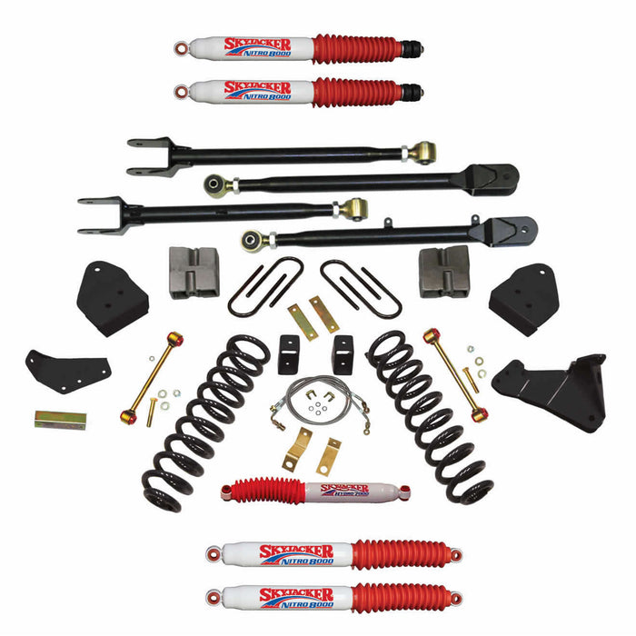 Skyjacker F86024KSH-N Suspension Lift Kit w/Shock Nitro Shocks 6 Inch Lift 08-10 Ford F-350 Super Duty Skyjacker - Truck Part Superstore