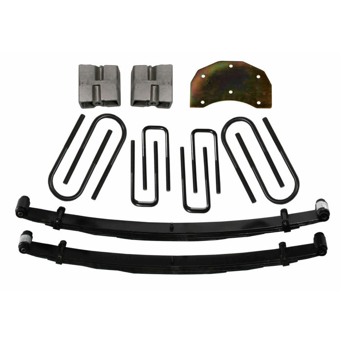 Skyjacker F860MK Lift Kit 5-6 Inch Lift 86-97 Ford F-350 97 Ford F-250 HD Includes Front Leaf Springs Front/Rear U Bolt Kits Spring Bushing Kit Rear Block Track Bar Bracket Skyjacker - Truck Part Superstore