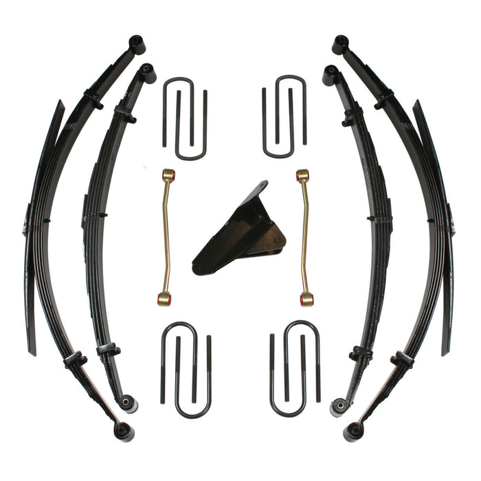 Skyjacker F945MKS Lift Kit 4 Inch Lift 99 Ford F-250/F-350 Super Duty Diesel Includes Front/Rear Leaf Springs Track Bar Brackets Front/Rear U Bolt Kits Spring Bushing Kit Sway Bar Links Skyjacker - Truck Part Superstore