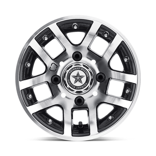 Fairway Alloys FA-121-M FA121 10X7 4X4.0 MACH G-BLK -25MM - Truck Part Superstore