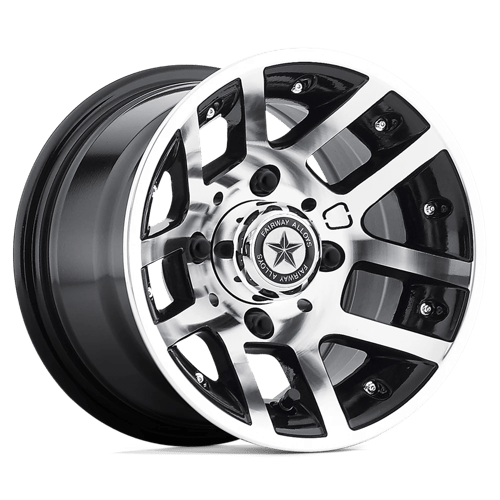 Fairway Alloys FA-121-M FA121 10X7 4X4.0 MACH G-BLK -25MM - Truck Part Superstore