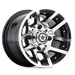 Fairway Alloys FA-121-M FA121 10X7 4X4.0 MACH G-BLK -25MM - Truck Part Superstore