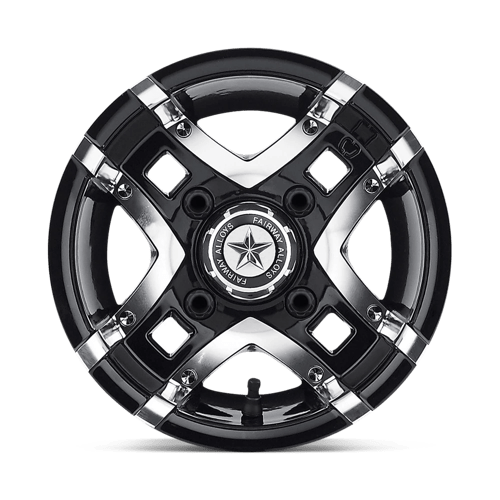 Fairway Alloys FA-123-M FA123 10X7 4X4.0 G-BLK MACH -25MM - Truck Part Superstore