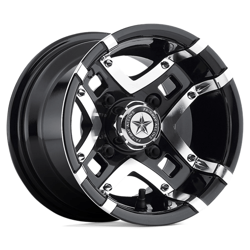 Fairway Alloys FA-123-M FA123 10X7 4X4.0 G-BLK MACH -25MM - Truck Part Superstore