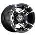 Fairway Alloys FA-123-M FA123 10X7 4X4.0 G-BLK MACH -25MM - Truck Part Superstore