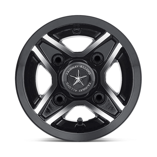 Fairway Alloys FA-127-M FA127 8X7 4X4.0 G-BLK MACH 00MM - Truck Part Superstore