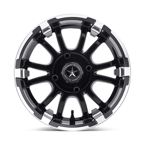 Fairway Alloys FA-134-M FA134 14X6.5 4X4.0 MACH M-BLK -20MM - Truck Part Superstore
