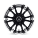 Fairway Alloys FA-134-M FA134 14X6.5 4X4.0 MACH M-BLK -20MM - Truck Part Superstore