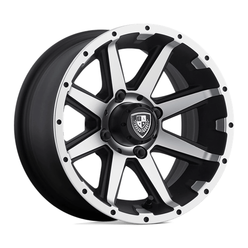 Fairway Alloys FA-136-M FA136 14X6.5 4X4.0 MACH M-BLK -23MM - Truck Part Superstore