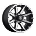 Fairway Alloys FA-136-M FA136 14X6.5 4X4.0 MACH M-BLK -23MM - Truck Part Superstore