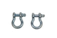 Fishbone Offroad FB21037 D Ring 3/4 Inch Zinc 2 Piece Set Fishbone Offroad - Truck Part Superstore