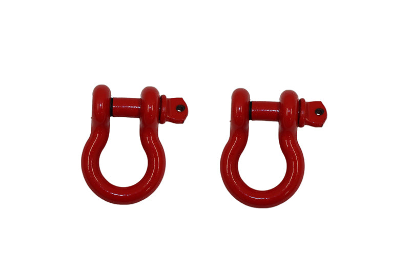 Fishbone Offroad FB21038 D Ring 3/4 Inch Red 2 Piece Set Fishbone Offroad - Truck Part Superstore
