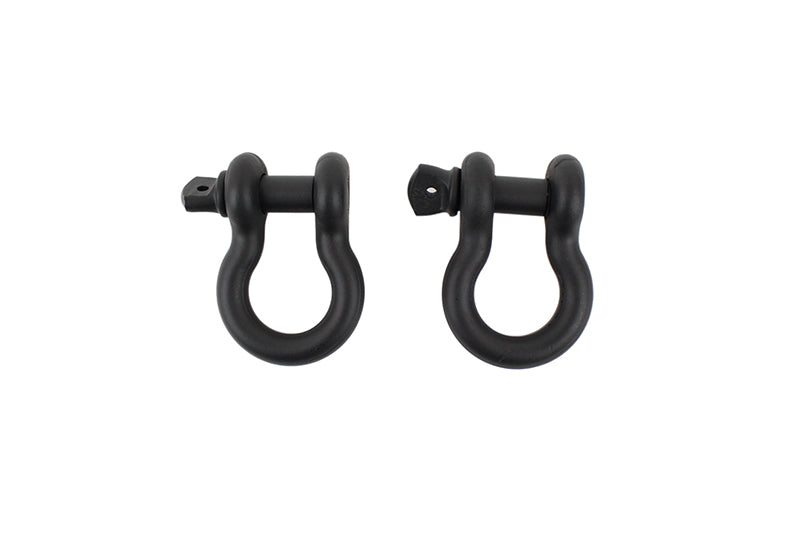 Fishbone Offroad FB21039 D Ring 3/4 Inch Gloss Black 2 Piece Set Fishbone Offroad - Truck Part Superstore