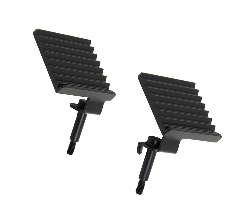 Fishbone Offroad FB21040 Jeep JK Foot Peg 07-18 Wrangler JK Set Black Fishbone Offroad - Truck Part Superstore