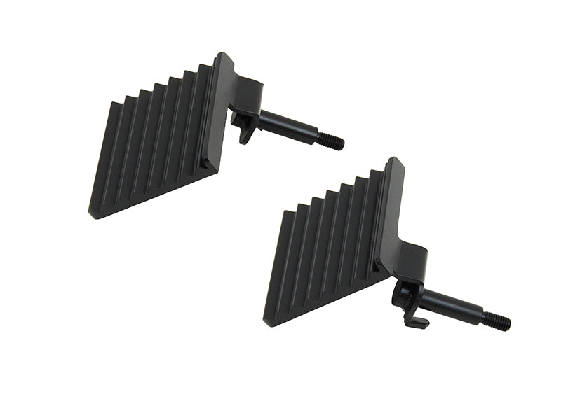 Fishbone Offroad FB21040 Jeep JK Foot Peg 07-18 Wrangler JK Set Black Fishbone Offroad - Truck Part Superstore