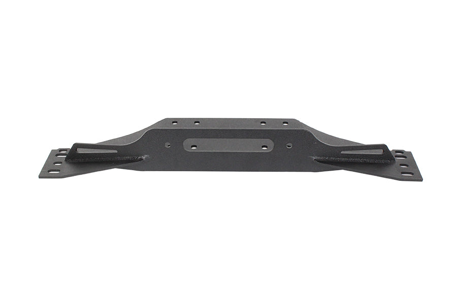 Fishbone Offroad FB21052 Jeep TJ Winch Plate Steel 97-06 Wrangler TJ Black Textured Powdercoat Piranha Series Fishbone Offroad - Truck Part Superstore