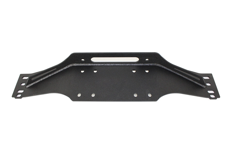Fishbone Offroad FB21052 Jeep TJ Winch Plate Steel 97-06 Wrangler TJ Black Textured Powdercoat Piranha Series Fishbone Offroad - Truck Part Superstore