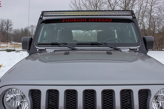 Fishbone Offroad FB21058 Jeep JL Windshield Light Bracket 2018-Present Wrangler JL Fishbone Offroad - Truck Part Superstore