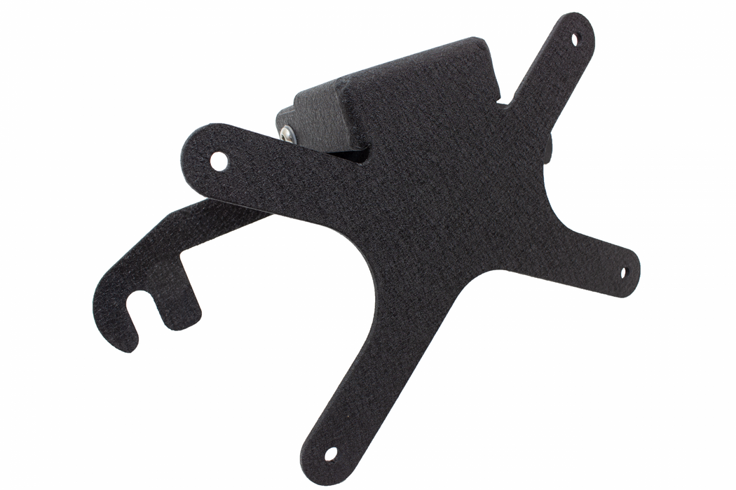 Fishbone Offroad FB21098 Jeep JL Hawse Fairlead License Plate Mount For 18-Pres Wrangler JL Black Aluminum Fishbone Offroad - Truck Part Superstore