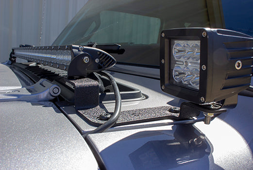 Fishbone Offroad FB21110 Jeep JL Cowl Light Bracket 18-Pres Wrangler JL Fishbone - Truck Part Superstore