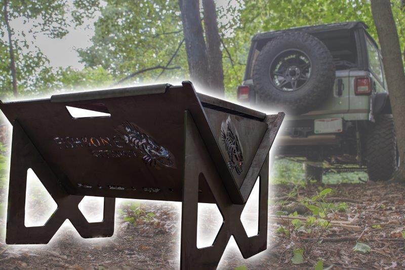 Fishbone Offroad FB21299 Portable Fire Pit Fishbone Offroad - Truck Part Superstore